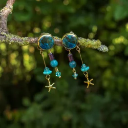 Clous d'oreilles shattuckite