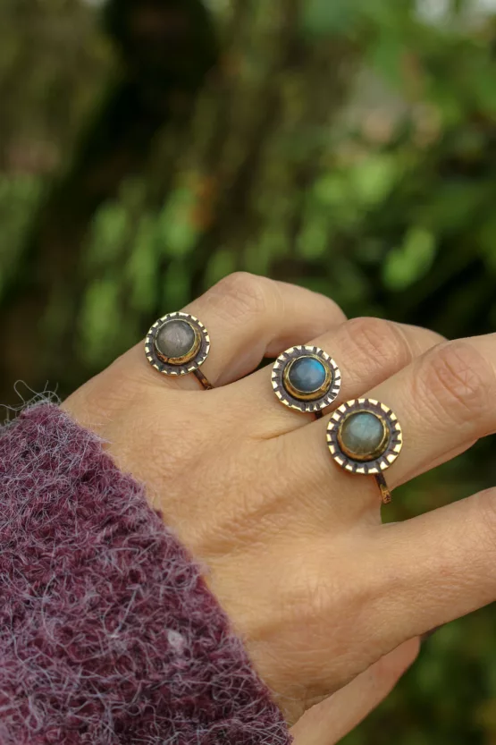 bague en labradorite