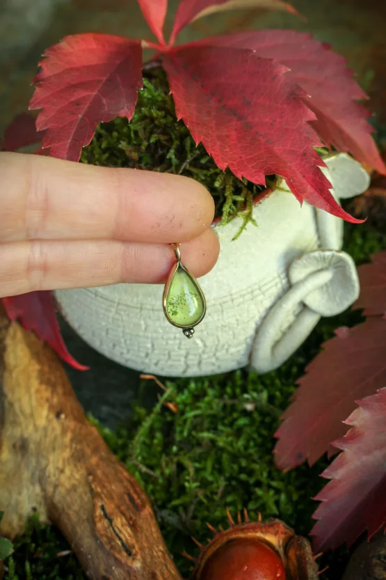 pendentif artisanal ambre naturel