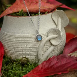 pendentif labradorite argent