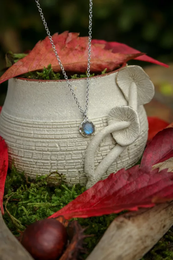 pendentif labradorite argent